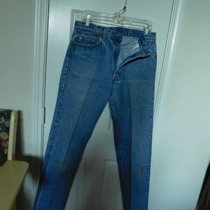 LEVI'S VINTAGE 501 RED TAB STRAIGHT LEG JEANS SIZE 34X36